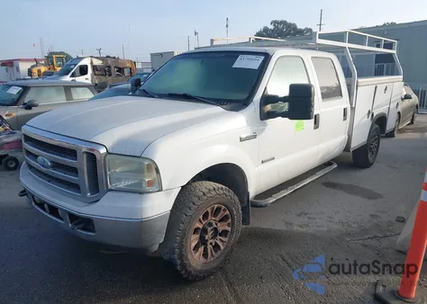 2005 Ford F-250 Lariat/Xl/Xlt из США, поврежденный, VIN 1FTSW21P95EB19660